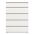 Nova Chest of 5 Drawers in White